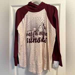 LuLaRoe Amber hoodie size XL.